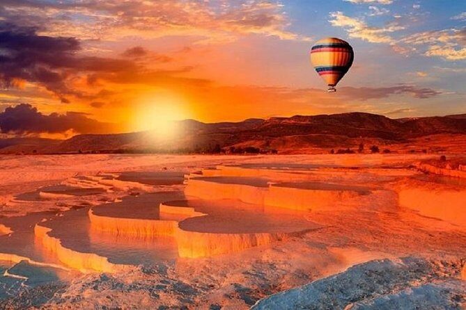 Pamukkale Hot-Air Balloon Flight with Champagne - Landing celebration with champagne and your flight certificate