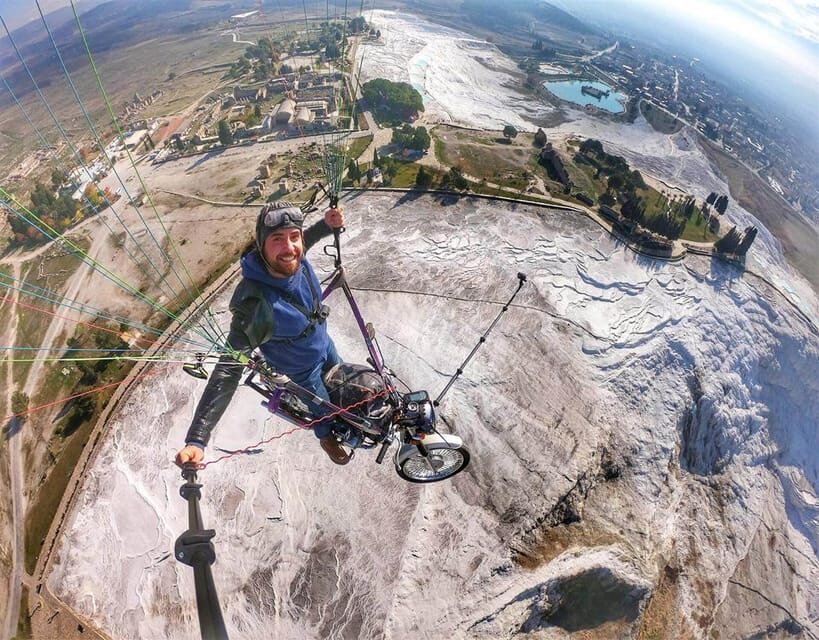 Pamukkale: Tandem Paragliding with Ancient Hierapolis Views - Your real schedule: 45 minutes on the clock vs time in the sky
