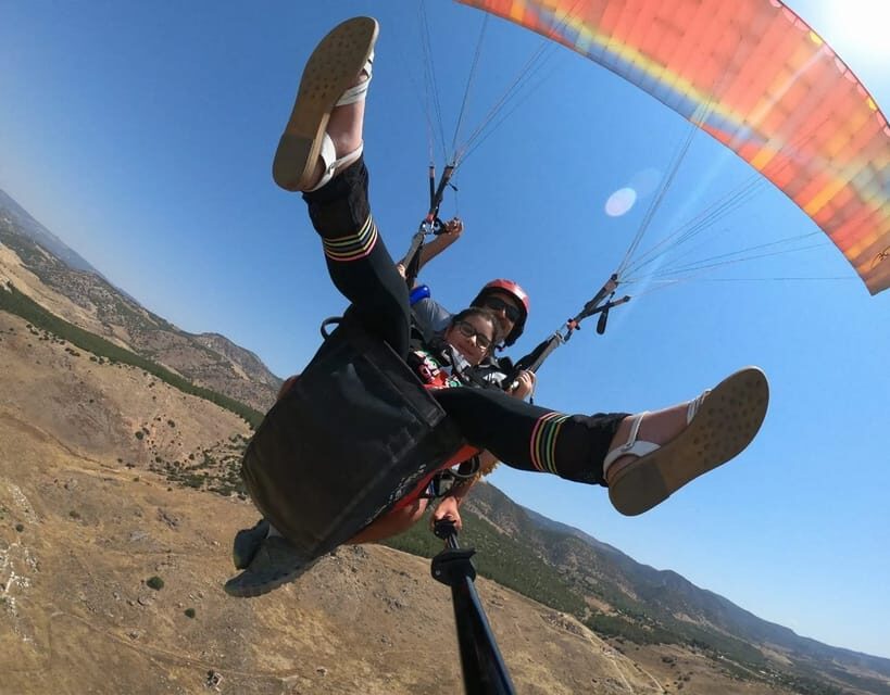 Pamukkale: Tandem Paragliding with Ancient Hierapolis Views - What you see above Pamukkale: Cotton Castle, Hierapolis, and thermal springs
