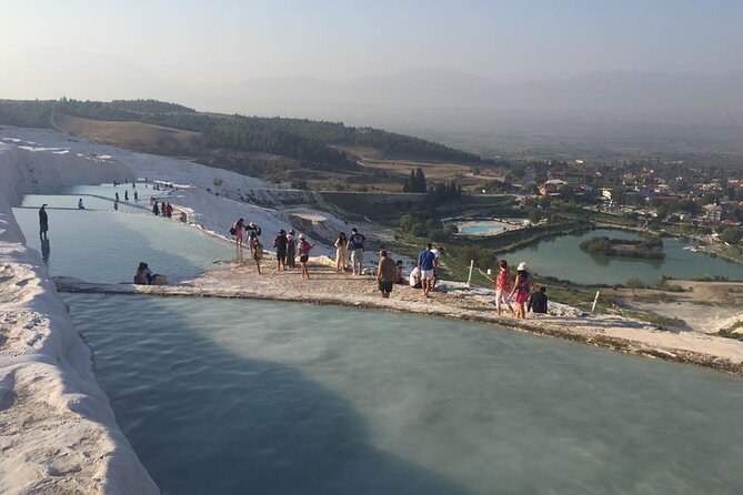 Pamukkale Tour from Kusadasi with Hot Air Balloon Flight - Pamukkale terraces and thermal pools: what the day looks like on the ground