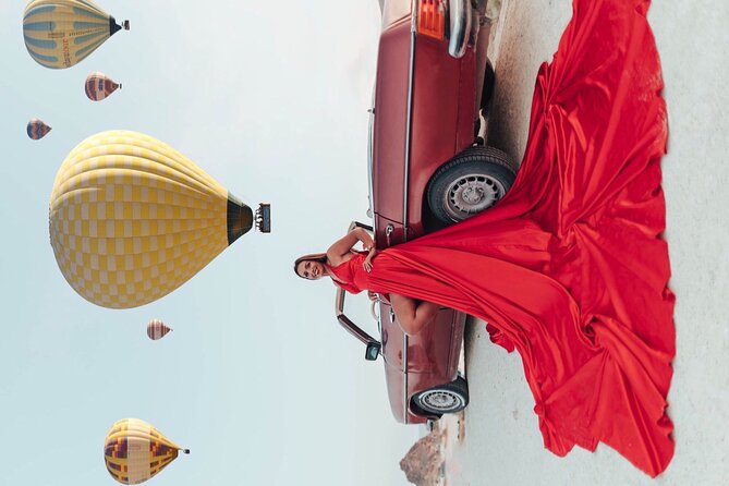 Private Classic Car Tour in Capadoccia with Pick Up - Red Valley at Sunrise and Sunset: Fairy Chimneys and Crimson Light