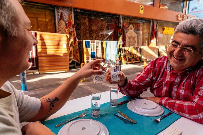 PRIVATE Istanbul Food Tour - 10 Tastings including Raki & Padi - The 10 Tastings: Falafel, Camel Milk Dates, Raki, and Padi