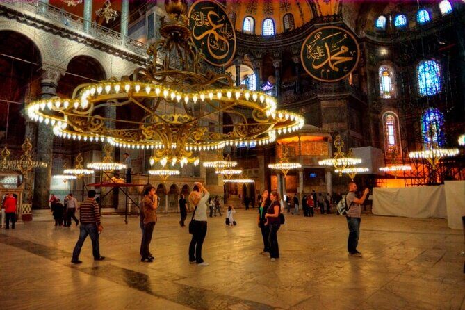 Private Istanbul Full Day 7 to 8 hours Guided Tours / Group opt. - Hagia Sophia Grand Mosque interior: how the new audio system works