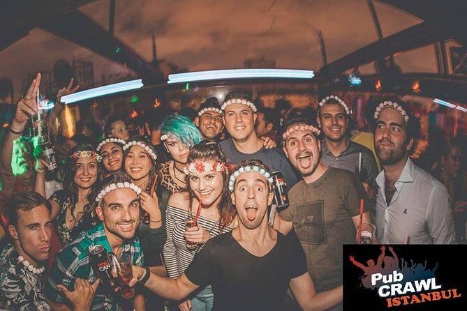 Pub Crawl Istanbul / Rooftop Clubs & Party Bus - Multiple venues, included admission, and why it’s worth it