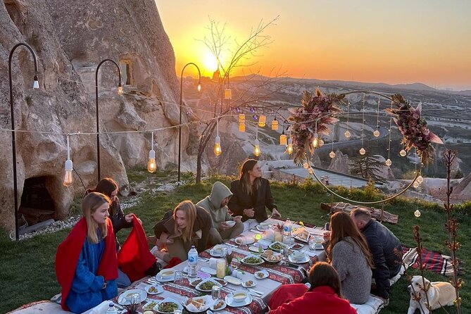 Romantic Cappadocia Sunset Dinner and Wine - Comfort gear, blankets, and the extra effort that changes the night
