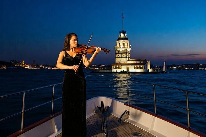 Romantic Night Cruise Live Violinist - Boarding from Ömer Avni Pier in Beyoğlu