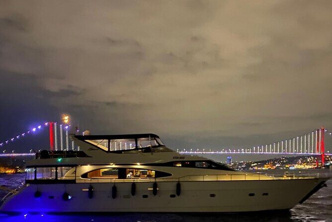 Romantic Night Cruise Live Violinist - Fatih Sultan Mehmet Bridge: the skyline moment