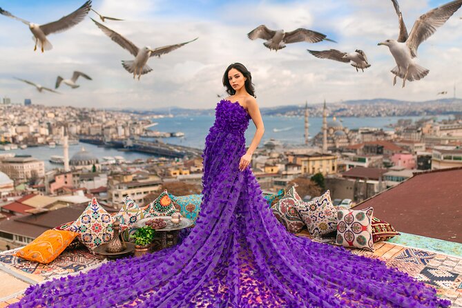 Rooftop Flying Dress Photo Shoot in Istanbul - Why This Flying Dress Shoot Works in Istanbul