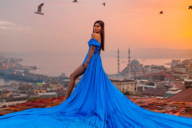 Rooftop Flying Dress Photo Shoot in Istanbul - Photos and Videos: What You Actually Receive