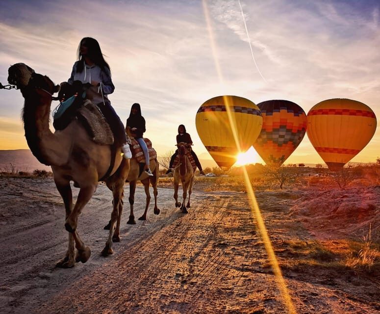 Sunrise and Sunset Camel Ride with Stunning Cappadocia Views - The Small Details: Languages, Guide Help, and Equipment