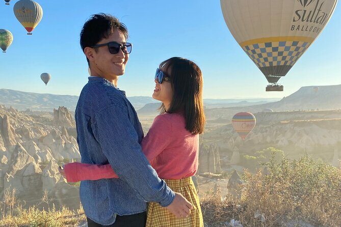 Sunrise Balloon Watching Tour with Photographer in Goreme - Stop 1: Göreme National Park take-off zone