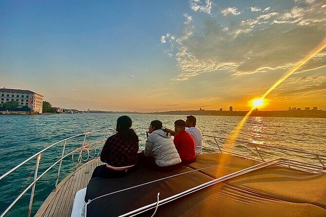 Sunset Bosphorus Yacht Tour in Istanbul - The 2-hour Bosphorus ride: guided sightseeing plus real refreshments