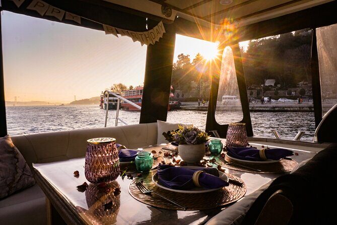 Sunset / Noon Bosphorus Cruise by Private Yacht - Yacht comfort and what’s actually included on board