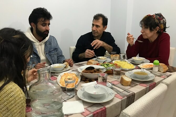 Traditional Family Dinner in Istanbul with with Eastern Family - The meal itself: dolma, karnıyarık, and carrot with yoghurt