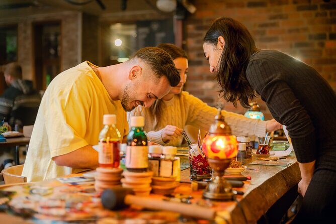 Traditional Stained Glass Painting Workshop - Finding the Workshop: Fatih Start, Studio Feel Elsewhere