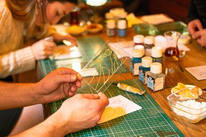 Traditional Stained Glass Painting Workshop - Tea, Snacks, and the Cafe Setting: Nice Extras With a Practical Side