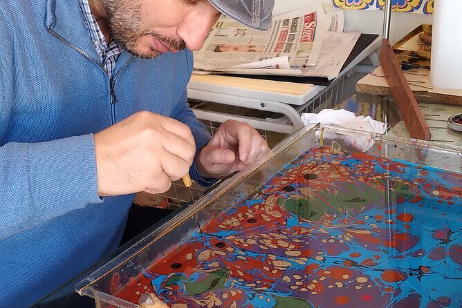 Turkish Marbling Paper Art Workshop - The 2-hour plan: what happens once you arrive