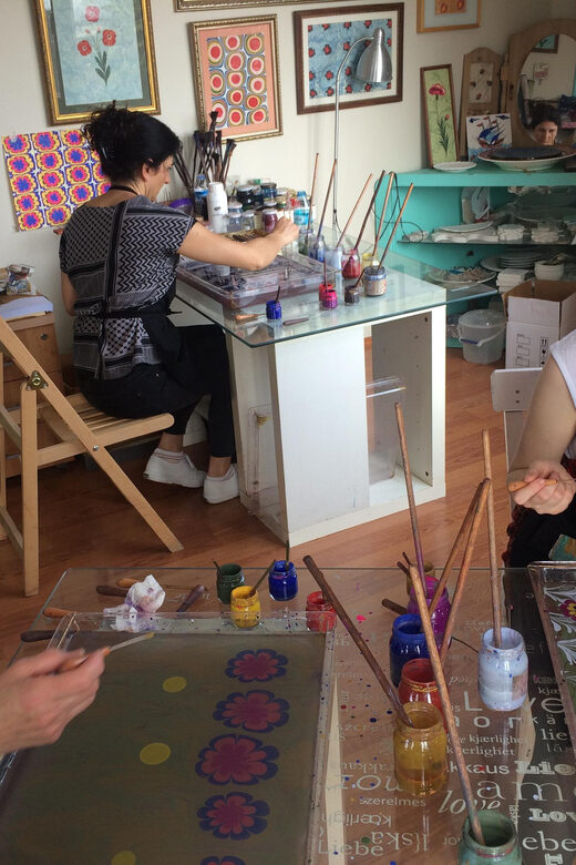 Turkish Marbling Paper Ebru Art Workshop - Your 2-Hour Creative Plan: From Stone Patterns to Flowers