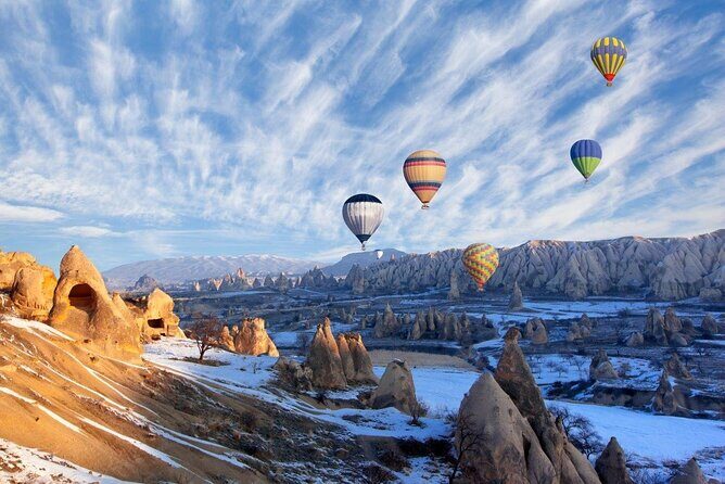 Watching Balloons on Cappadocia Sky(People Have Fear of Heights) - Tea, Snacks, and Balloon-Spotter Chasing